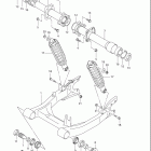 LT A500F,B,C VINSON 4x4 AUTOMATIC Rear swingingarm