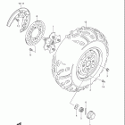 LT A700X KINGQUAD 4x4 Переднее колесо