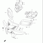 LT A700X KINGQUAD 4x4 Передняя решетка