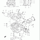 LT F500F VINSON 4x4 MANUAL Головка цилиндра