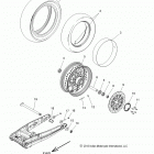 N14CCC/CCV/TCA CHIEF CLASSIC/CHIEF VINTAGE/CHIEFTAIN ALL OPTIONS Wheel, rear, chief classic  /  chief vintage - n14...