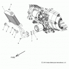 N14CCC/CCV/TCA CHIEF CLASSIC/CHIEF VINTAGE/CHIEFTAIN ALL OPTIONS Engine, oil cooler - n14ccc  /  ccv  /  tca all op...