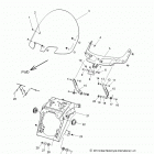 N14CCC/CCV/TCA CHIEF CLASSIC/CHIEF VINTAGE/CHIEFTAIN ALL OPTIONS Body, fairing asm, windshield mount - n14tca all o...