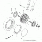 N14CCC/CCV/TCA CHIEF CLASSIC/CHIEF VINTAGE/CHIEFTAIN ALL OPTIONS Wheel, front, chief classic  /  chief vintage - n1...