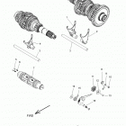 N14CCC/CCV/TCA CHIEF CLASSIC/CHIEF VINTAGE/CHIEFTAIN ALL OPTIONS Drive train, shift forks and drum - n14ccc  /  ccv...