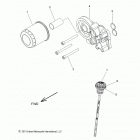 N14CCC/CCV/TCA CHIEF CLASSIC/CHIEF VINTAGE/CHIEFTAIN ALL OPTIONS Engine, oil filter  /  adaptor, and dipstick - n14...