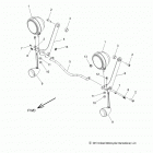 N14CCC/CCV/TCA CHIEF CLASSIC/CHIEF VINTAGE/CHIEFTAIN ALL OPTIONS Electrical, light bar and turn signal, front - n14...