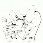 N121C/V/D CHIEF CLASSIC/VINTAGE/DARK HORSE ALL OPTIONS Fuel system, fuel tank and trim - n121c  /  v  /  ...