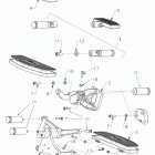N121C/V/D CHIEF CLASSIC/VINTAGE/DARK HORSE ALL OPTIONS Chassis, footpegs and floorboards - n121c  /  v  /...