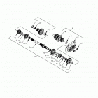 N121C/V/D CHIEF CLASSIC/VINTAGE/DARK HORSE ALL OPTIONS Drive train, transmission shafts and gears - n121c...