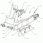 N121C/V/D CHIEF CLASSIC/VINTAGE/DARK HORSE ALL OPTIONS Suspension, swingarm assembly - n121c  /  v  /  d ...