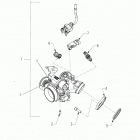 N121C/V/D CHIEF CLASSIC/VINTAGE/DARK HORSE ALL OPTIONS Fuel system, fuel induction module - n121c  /  v  ...