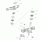 N121C/V/D CHIEF CLASSIC/VINTAGE/DARK HORSE ALL OPTIONS Suspension, front fork mounting brackets - n121c  ...