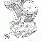 N121C/V/D CHIEF CLASSIC/VINTAGE/DARK HORSE ALL OPTIONS Engine, engine assembly - n121c  /  v  /  d all op...