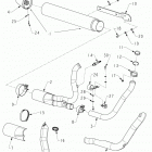 N121C/V/D CHIEF CLASSIC/VINTAGE/DARK HORSE ALL OPTIONS Engine, exhaust system - n121c  /  v  /  d all opt...