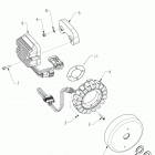 N121C/V/D CHIEF CLASSIC/VINTAGE/DARK HORSE ALL OPTIONS Engine, alternator and regulator - n121c  /  v  / ...