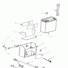 N121C/V/D CHIEF CLASSIC/VINTAGE/DARK HORSE ALL OPTIONS Electrical, battery, tray and cables - n121c  /  v...