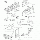 Mule 4010 Trans4x4 (KAF620-REF) Наклейки предупреждения