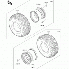 Mule 4010 Trans4x4 (KAF620-REF) Wheels  /  tires