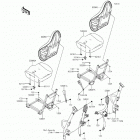 Teryx LE (KRF800-CEF) Сидение
