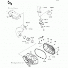 Teryx4 LE (KRT800-CEF) Крышка вариатора