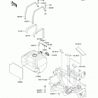 Teryx4 LE (KRT800-CEF) Топливный бак