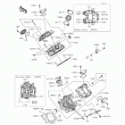 Teryx LE (KRF800-CEF) Головка цилиндра