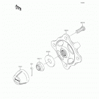 Teryx (KRF800-BEF) Front hubs  /  brakes