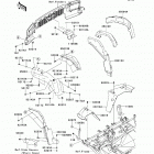 Mule 4010 Trans4x4 (KAF620-REF) Переднее крыло(ья)