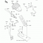Mule 4010 Trans4x4 (KAF620-REF) Brake pedal  /  throttle lever