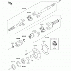 Mule 4010 Trans4x4 (KAF620-REF) Карданный вал