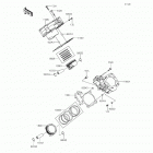 Teryx LE (KRF800-CEF) Цилиндр(ы) /  поршень