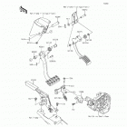Teryx LE (KRF800-CEF) Brake pedal  /  throttle lever