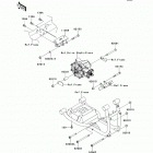 Mule 4010 Trans4x4 (KAF620-REF) Крепление двигателя