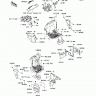 Teryx4 Camo (KRT800-DEF) Детали рамы (фронт)