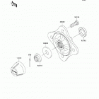 Teryx4 Camo (KRT800-DEF) Rear hubs  /  brakes