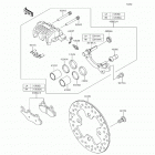 Teryx LE (KRF800-CEF) Передний тормоз