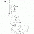 Mule 4010 Trans4x4 (KAF620-REF) Глушитель