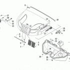 PROWLER 1000 XTZ RED Hood and headlight assembly