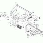 PROWLER 700 HDX RED Hood and headlight assembly