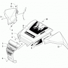 WILDCAT 4 GREEN Front panel assembly