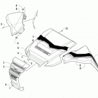 WILDCAT 4 LTD ORANGE Front panel assembly