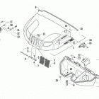 PROWLER 700 XTX BLUE Hood and headlight assembly