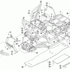 PROWLER 1000 XTZ RED Рама ,баипера и защита