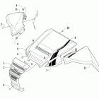 WILDCAT 4X BLUE Front panel assembly