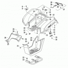 150 Utility Rear body panel and taillight assemblies