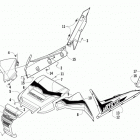 WILDCAT 1000 LTD ORANGE Front and side panel assemblies