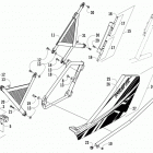 WILDCAT 4X BLUE Rear door assembly