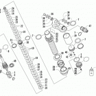 WILDCAT X BLUE Rear suspension shock absorber