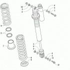 Wildcat Rear suspension shock assembly